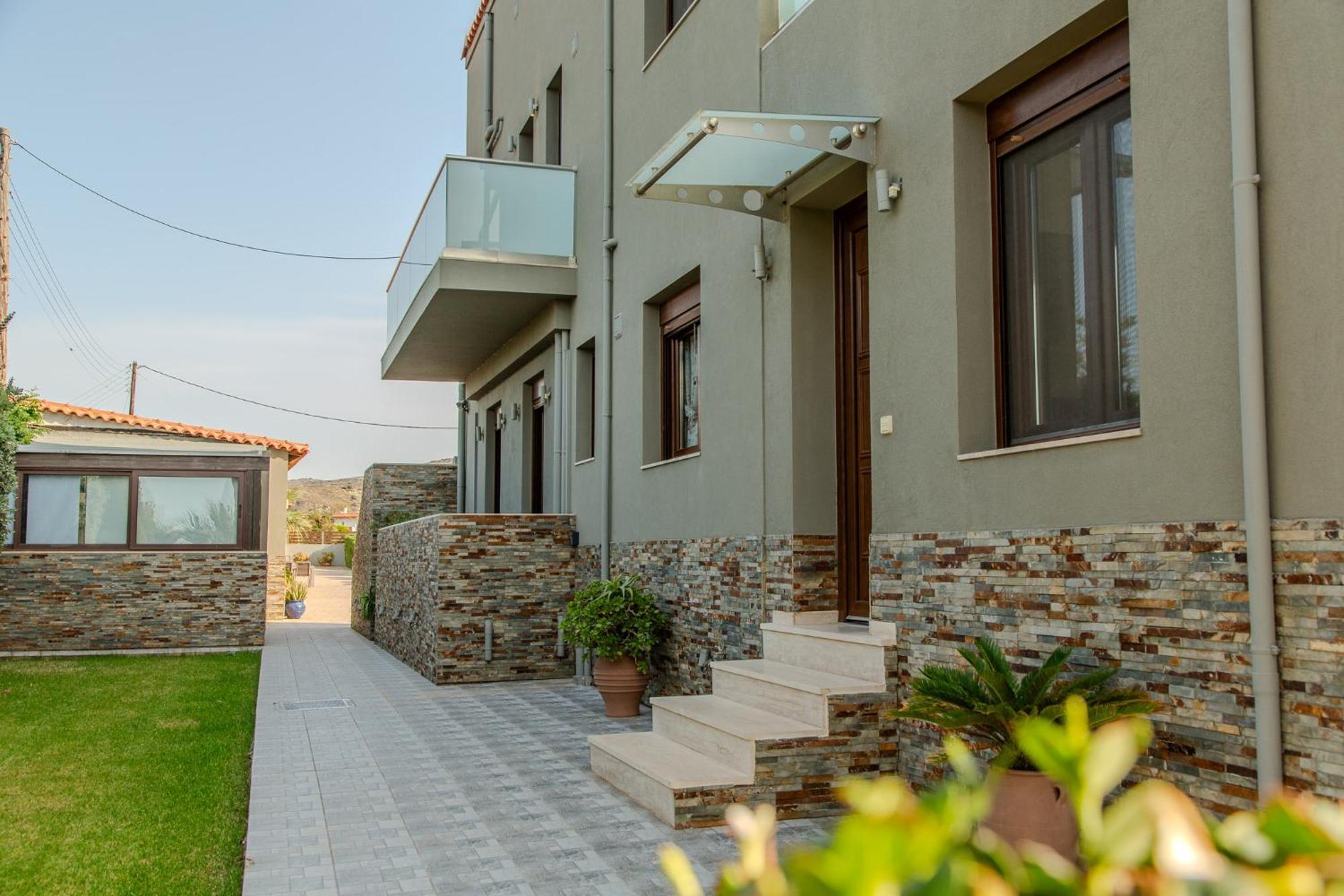 A Cozy Eco Villa By The Sea Gouves Exterior foto