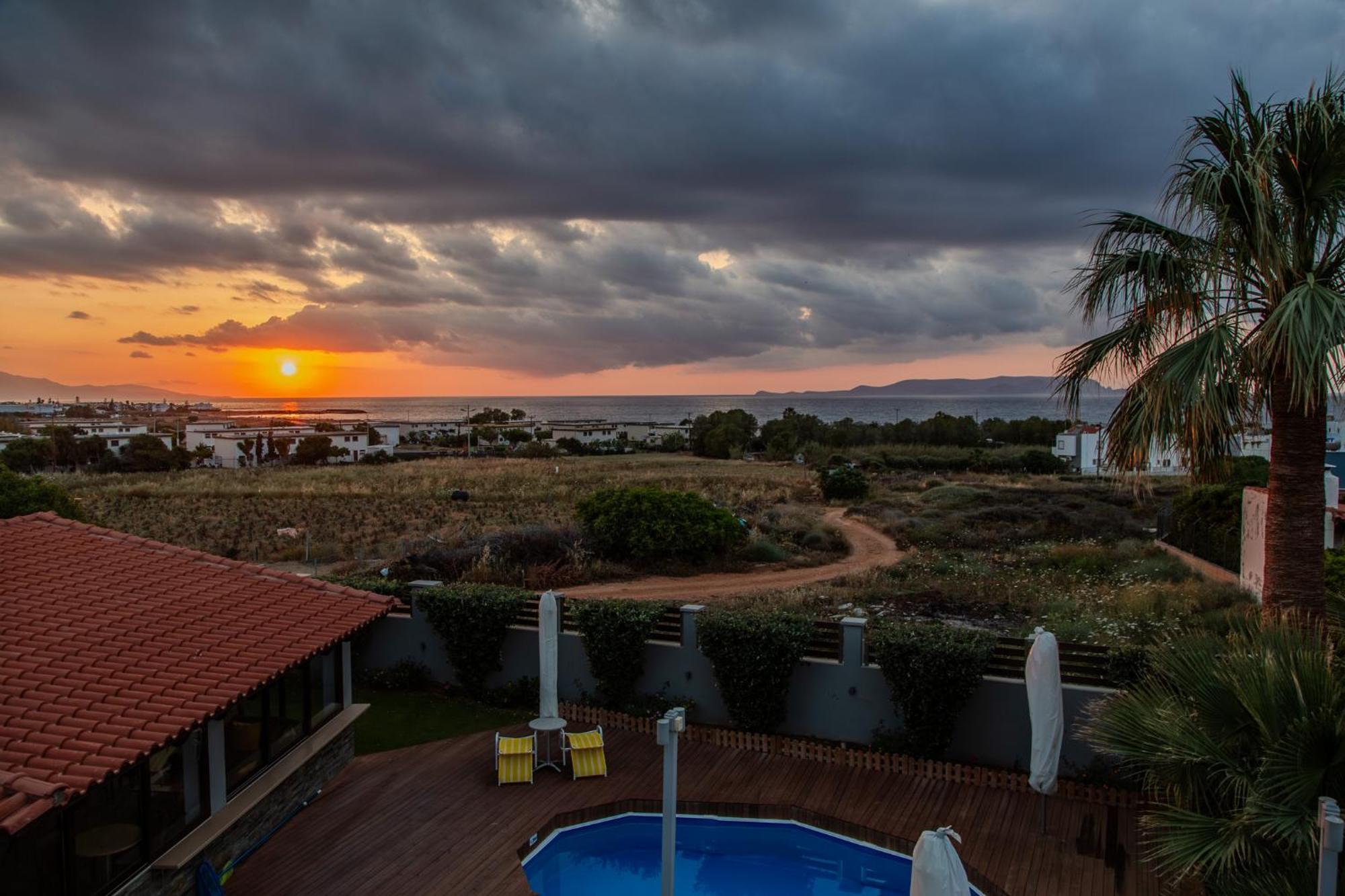 A Cozy Eco Villa By The Sea Gouves Exterior foto