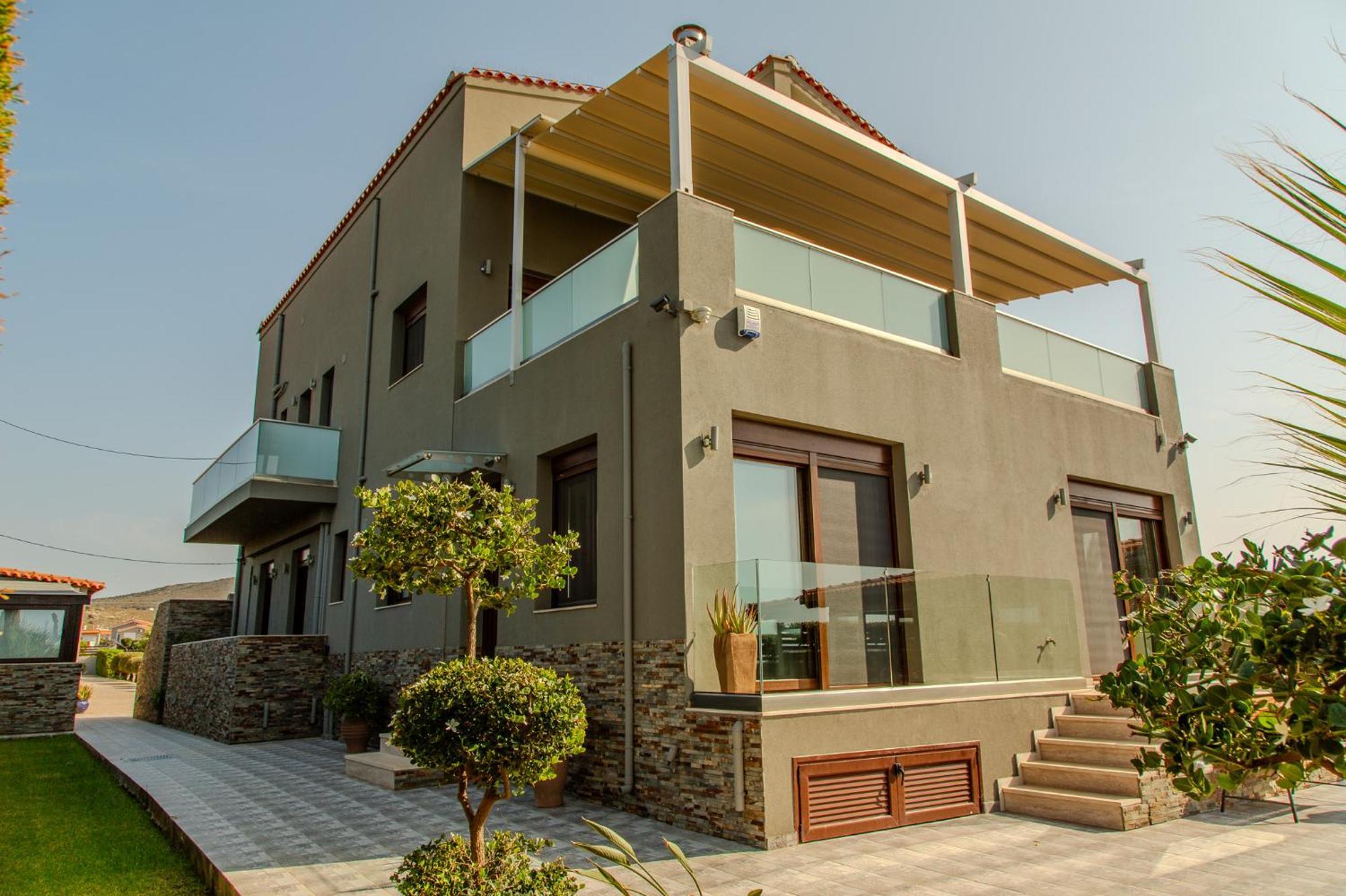 A Cozy Eco Villa By The Sea Gouves Exterior foto